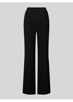 Spodnie o rozkloszowanym kroju z mieszanki wiskozy i lnu ze sklepu Peek&Cloppenburg  w kategorii Spodnie damskie - zdjęcie 172372511