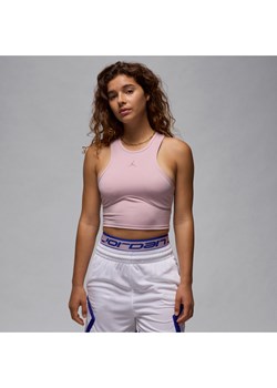 Damska koszulka bez rękawów typu bodycon Jordan Sport - Fiolet ze sklepu Nike poland w kategorii Bluzki damskie - zdjęcie 172372554