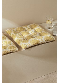 H & M - Bawełniana poduszka na krzesło 2-pak - Żółty ze sklepu H&M w kategorii Tekstylia ogrodowe - zdjęcie 172372570