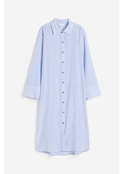 H & M - Szmizjerka z krepy - Niebieski ze sklepu H&M w kategorii Sukienki - zdjęcie 172372610