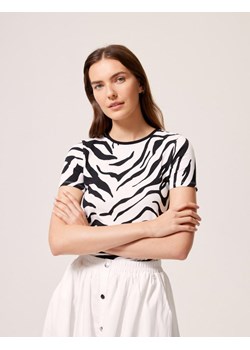 Koszulka MICHELI Biały-Czarny S ze sklepu Diverse w kategorii Bluzki damskie - zdjęcie 172373223