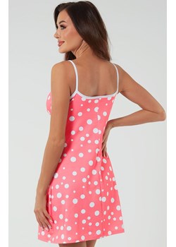 Damska koszulka nocna na ramiączkach malinowa Ojos, Kolor malinowy-wzór, Rozmiar S, Italian Fashion - id: 185828 - marki Italian Fashion - 172373464 Damska koszulka nocna na ramiączkach malinowa Ojos, Kolor malinowy-wzór, Rozmiar S, Italian Fashion ze sklepu Intymna w kategorii Koszule nocne - zdjęcie 172373464