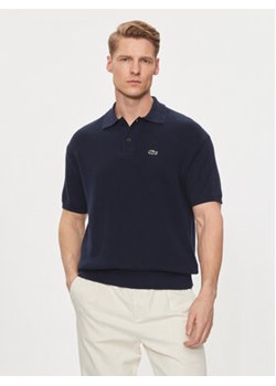 Lacoste Polo AH7642 Granatowy Regular Fit ze sklepu MODIVO w kategorii T-shirty męskie - zdjęcie 172374861