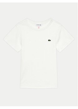 Lacoste T-Shirt TJ7316 Biały Regular Fit ze sklepu MODIVO w kategorii T-shirty chłopięce - zdjęcie 172374983