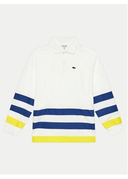 Lacoste Polo DJ7727 Biały Regular Fit ze sklepu MODIVO w kategorii T-shirty chłopięce - zdjęcie 172375163
