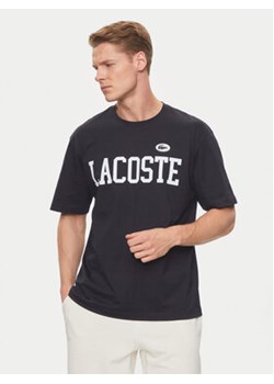 Lacoste T-Shirt TH7411 Granatowy Regular Fit ze sklepu MODIVO w kategorii T-shirty męskie - zdjęcie 172375172