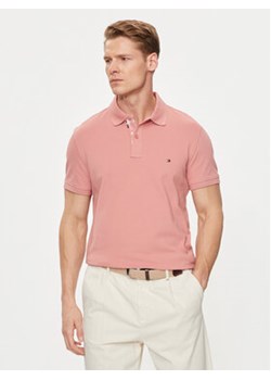 Tommy Hilfiger Polo Palm Under Collar MW0MW34738 Różowy Regular Fit ze sklepu MODIVO w kategorii T-shirty męskie - zdjęcie 172375200