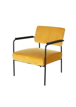 Fotel Muna Velvet mustard ze sklepu dekoria.pl w kategorii Fotele - zdjęcie 172376173