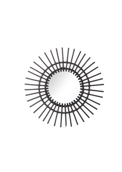 Lustro okrągłe Kairos 55cm black ze sklepu dekoria.pl w kategorii Lustra - zdjęcie 172376533
