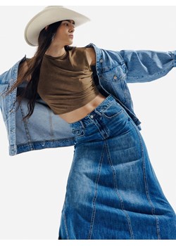 Reserved - Jeansowa spódnica - niebieski ze sklepu Reserved w kategorii Spódnice - zdjęcie 172378253
