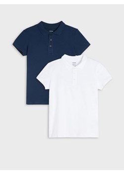 Sinsay - Koszulki polo 2 pack - biały ze sklepu Sinsay w kategorii T-shirty chłopięce - zdjęcie 172378543