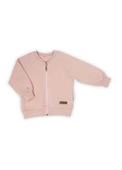 Różowa bluza dresowa rozpinana dla dziewczynki ze sklepu 5.10.15 w kategorii Bluzy i swetry - zdjęcie 172378831