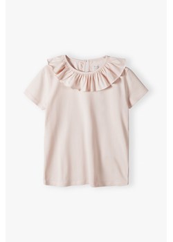 Różowa bluzka z krótkim rękawem - Limited Edition ze sklepu 5.10.15 w kategorii Bluzki dziewczęce - zdjęcie 172378924