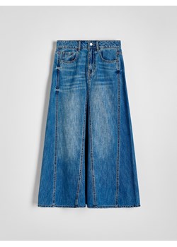 Reserved - Jeansowa spódnica - niebieski ze sklepu Reserved w kategorii Spódnice - zdjęcie 172379331
