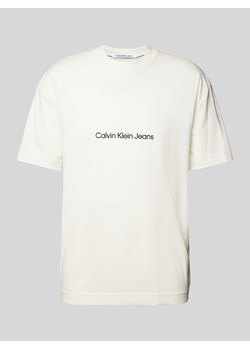 T-shirt z okrągłym dekoltem ze sklepu Peek&Cloppenburg  w kategorii T-shirty męskie - zdjęcie 172379564