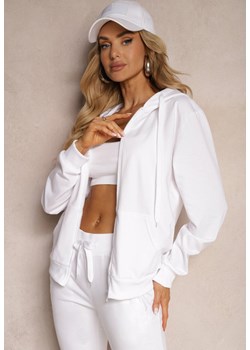 Biała Bluza Rhodothee ze sklepu Renee odzież w kategorii Bluzy damskie - zdjęcie 172380702