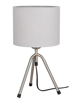 Jasnoszara lampka stołowa trójnóg - A13-Doha ze sklepu Edinos.pl w kategorii Lampy stołowe - zdjęcie 172381542