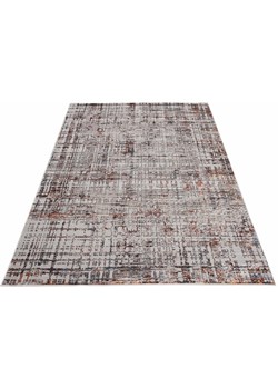 Brązowo szary dywan w nowoczesny wzór - Hamo 4X ze sklepu Edinos.pl w kategorii Dywany - zdjęcie 172381712