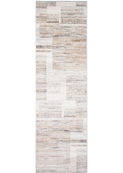Beżowy chodnik w nowoczesny geometryczny wzór S6-C61 ze sklepu Edinos.pl w kategorii Dywany - zdjęcie 172381742