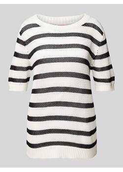 Sweter z dzianiny w paski ze sklepu Peek&Cloppenburg  w kategorii Swetry damskie - zdjęcie 172383020