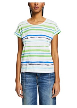 ESPRIT Koszulka w kolorze biało-zielono-niebieskim ze sklepu Limango Polska w kategorii Bluzki damskie - zdjęcie 172384203