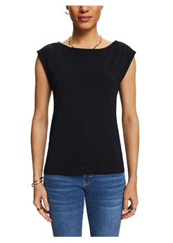 ESPRIT Koszulka w kolorze czarnym ze sklepu Limango Polska w kategorii Bluzki damskie - zdjęcie 172384214