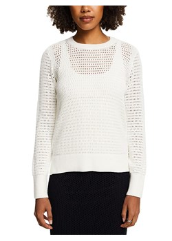 ESPRIT Sweter w kolorze białym ze sklepu Limango Polska w kategorii Swetry damskie - zdjęcie 172384282