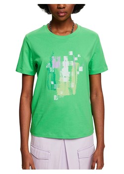ESPRIT Koszulka w kolorze zielonym ze sklepu Limango Polska w kategorii Bluzki damskie - zdjęcie 172384294
