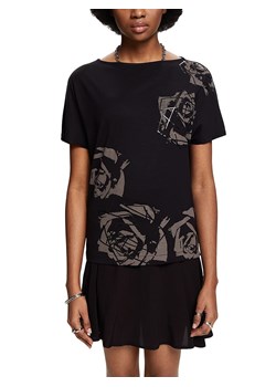 ESPRIT Koszulka w kolorze czarnym ze sklepu Limango Polska w kategorii Bluzki damskie - zdjęcie 172384302