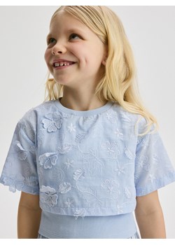 Reserved - Dwuwarstwowa bluzka - jasnoniebieski ze sklepu Reserved w kategorii Bluzki dziewczęce - zdjęcie 172384972