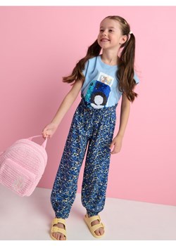 Sinsay - Koszulka z nadrukiem - błękitny ze sklepu Sinsay w kategorii Bluzki dziewczęce - zdjęcie 172385821
