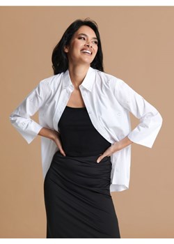 Sinsay - Koszula bawełniana - biały ze sklepu Sinsay w kategorii Koszule damskie - zdjęcie 172385852