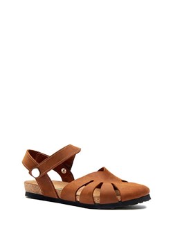 Comfortfusse Skórzane sandały w kolorze brązowym ze sklepu Limango Polska w kategorii Sandały damskie - zdjęcie 172389190