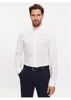 Tommy Hilfiger Koszula MW0MW31855 Biały Slim Fit ze sklepu MODIVO w kategorii Koszule męskie - zdjęcie 172390020