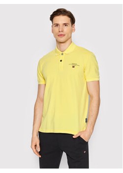 Napapijri Polo NP0A4GDL Żółty Regular Fit ze sklepu MODIVO w kategorii T-shirty męskie - zdjęcie 172390070