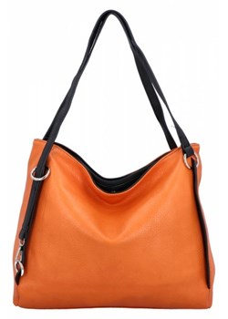 Pomarańczowe Torebki Damskie firmy Hernan (kolory) ze sklepu torbs.pl w kategorii Torby Shopper bag - zdjęcie 172391011