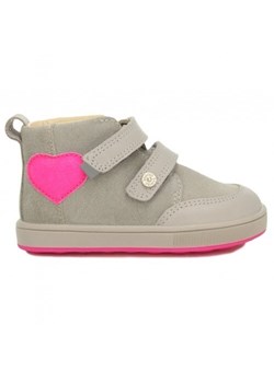 Mini First Steps Bartek 136300-14, Dla Dziewcząt, Szaro-Różowy ze sklepu Wojas w kategorii Buciki niemowlęce - zdjęcie 172391673