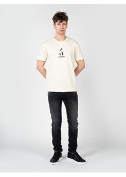 Iceberg T-Shirt | F0226301 | Mężczyzna | Beżowy ze sklepu ubierzsie.com w kategorii T-shirty męskie - zdjęcie 172392151