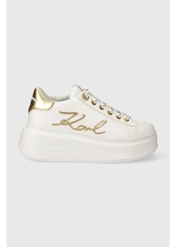 Karl Lagerfeld sneakersy skórzane ANAKAPRI kolor biały KL63510A ze sklepu ANSWEAR.com w kategorii Trampki damskie - zdjęcie 172392784