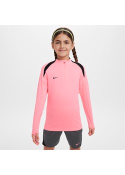 Treningowa koszulka piłkarska dla dużych dzieci Nike Dri-FIT Strike - Różowy ze sklepu Nike poland w kategorii Bluzki dziewczęce - zdjęcie 172393304
