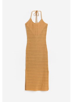 H & M - Sukienka o wyglądzie szydełkowej robótki - Żółty ze sklepu H&M w kategorii Sukienki - zdjęcie 172393402