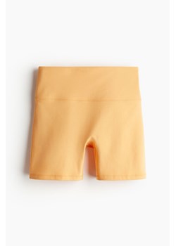 H & M - Krótkie legginsy sportowe DryMove - Pomarańczowy ze sklepu H&M w kategorii Szorty - zdjęcie 172393404