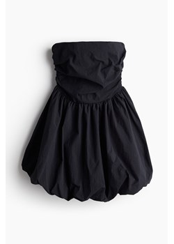 H & M - Sukienka bandeau z bombkowym dołem - Czarny ze sklepu H&M w kategorii Sukienki - zdjęcie 172393422