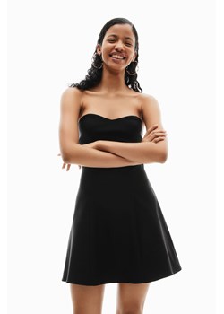 H & M - Sukienka bandeau z rozszerzanym dołem - Czarny ze sklepu H&M w kategorii Spódnice - zdjęcie 172393462