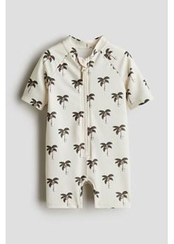 H & M - Kostium kąpielowy z UPF 50 - Beżowy ze sklepu H&M w kategorii Odzież dla niemowląt - zdjęcie 172393524