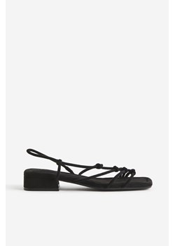 H & M - Sandały z węzłem - Czarny ze sklepu H&M w kategorii Sandały damskie - zdjęcie 172393533