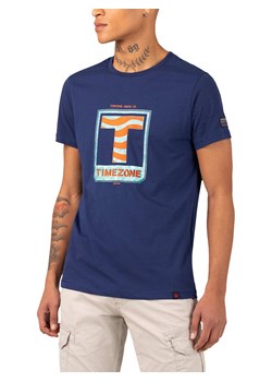 Timezone Koszulka w kolorze niebieskim ze sklepu Limango Polska w kategorii T-shirty męskie - zdjęcie 172393880