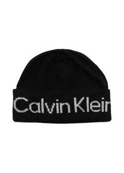 Calvin Klein Czapka | z dodatkiem wełny i kaszmiru ze sklepu Gomez Fashion Store w kategorii Czapki zimowe damskie - zdjęcie 172394270