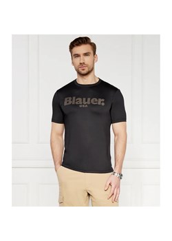 BLAUER T-shirt MANICA CORTA | Regular Fit | stretch ze sklepu Gomez Fashion Store w kategorii T-shirty męskie - zdjęcie 172394633