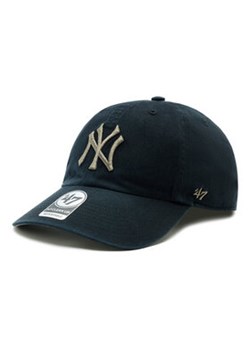 47 Brand Czapka z daszkiem MLB New York Yankees Ballpark Camo 47 CLEAN UP B-BPCAM17GWS-BK Czarny ze sklepu MODIVO w kategorii Czapki z daszkiem męskie - zdjęcie 172397421